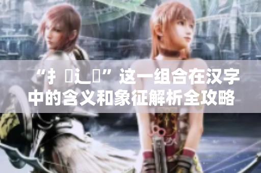 “扌喿辶畐”这一组合在汉字中的含义和象征解析全攻略