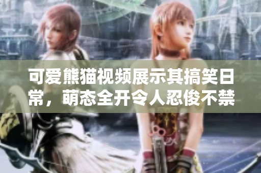 可爱熊猫视频展示其搞笑日常，萌态全开令人忍俊不禁