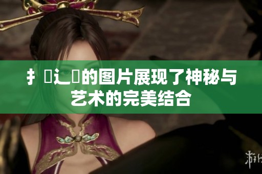 扌喿辶畐的图片展现了神秘与艺术的完美结合