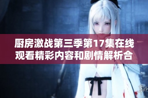 厨房激战第三季第17集在线观看精彩内容和剧情解析合集