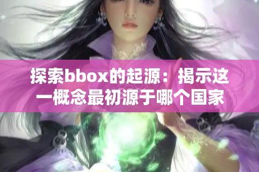 探索bbox的起源：揭示这一概念最初源于哪个国家