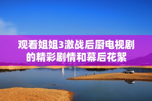 观看姐姐3激战后厨电视剧的精彩剧情和幕后花絮