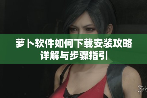 萝卜软件如何下载安装攻略详解与步骤指引