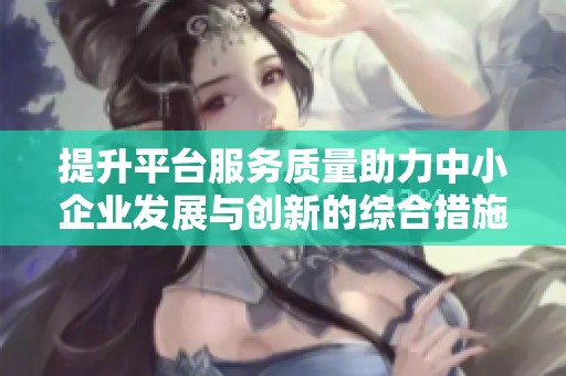 提升平台服务质量助力中小企业发展与创新的综合措施解析