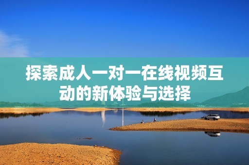 探索成人一对一在线视频互动的新体验与选择