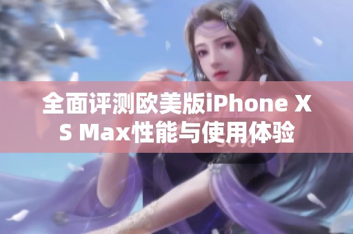 全面评测欧美版iPhone XS Max性能与使用体验
