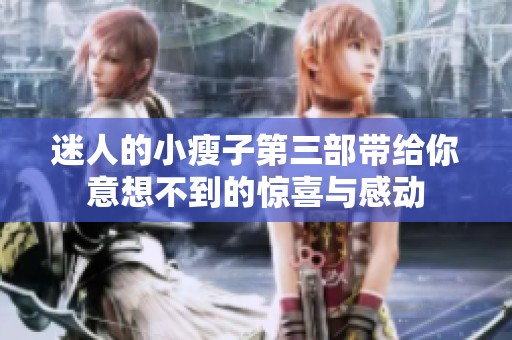 迷人的小瘦子第三部带给你意想不到的惊喜与感动