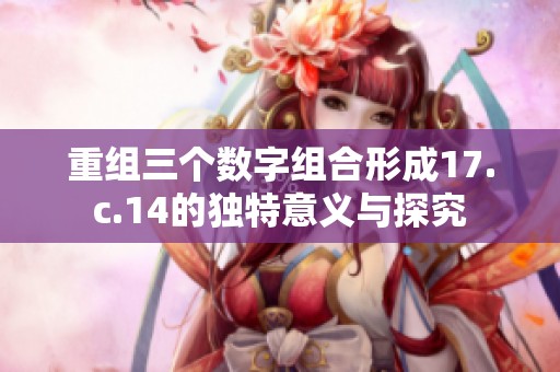 重组三个数字组合形成17.c.14的独特意义与探究