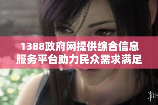 1388政府网提供综合信息服务平台助力民众需求满足