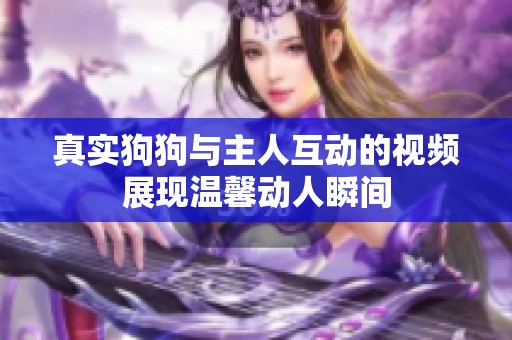 真实狗狗与主人互动的视频展现温馨动人瞬间