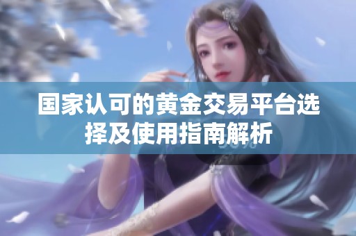 国家认可的黄金交易平台选择及使用指南解析