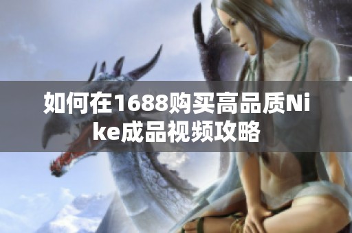 如何在1688购买高品质Nike成品视频攻略