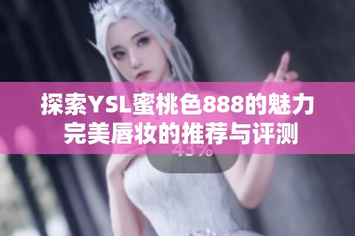 探索YSL蜜桃色888的魅力 完美唇妆的推荐与评测