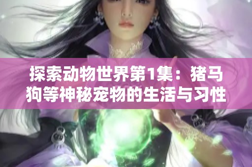 探索动物世界第1集：猪马狗等神秘宠物的生活与习性解析