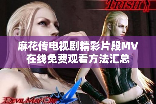 麻花传电视剧精彩片段MV在线免费观看方法汇总