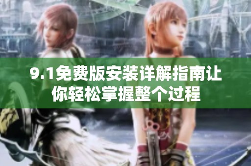 9.1免费版安装详解指南让你轻松掌握整个过程