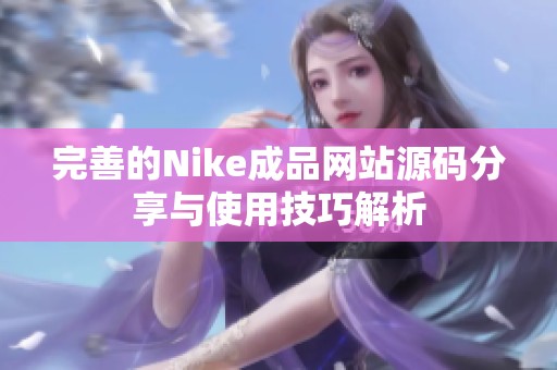 完善的Nike成品网站源码分享与使用技巧解析