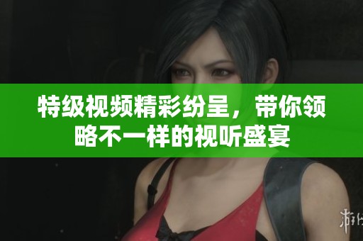 特级视频精彩纷呈，带你领略不一样的视听盛宴